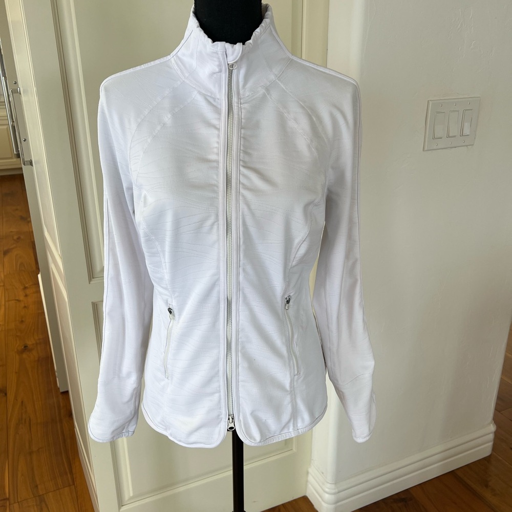 Zella Women's White Jacket Sz-M
